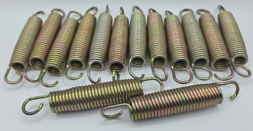 14 Pack 5.5" Trampoline Springs Heavy Duty Galvanized Steel Replacement Used
